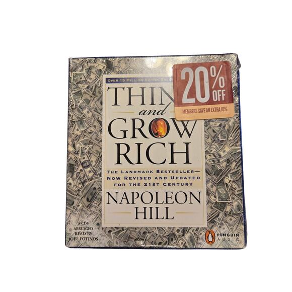 Think and grow rich by Napoleon Hill audiobook CD new 9780143143741 - Picture 2 of 7